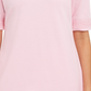 Karen Scott Women's Cotton Crochet Trim Top Pink Size X-Small