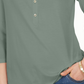 Charter Club Women's Supima Cotton 3/4 Sleeve Polo Green Size Small