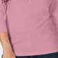 Karen Scott Women's Petite Cotton Henley Shirt Pink PS/M