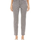 Charter Club Women's Houndstooth Skinny Tummy Control Jeans White Size 18