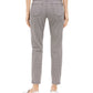 Charter Club Women's Houndstooth Skinny Tummy Control Jeans White Size 18