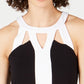 INC International Concepts Women's Colorblocked Tank Top Black Size Petite X-Large