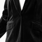 INC International Concepts Women's Velvet Blazer  Black Size 4X