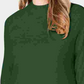 Karen Scott Women's Mock-Neck Sweater Green Size Small