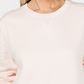 Karen Scott Women's Sport Long Sleeve Crewneck Sweatshirt Pink Size Medium