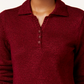 Karen Scott Women's Marled Button Sweater Medium Red Size Large