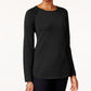 Karen Scott Women's Cotton Sweater Black Size X-Small