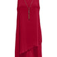 JM Collection Women's Necklace-Embellished Sheath Dress Red Size X-Large