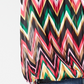 INC International Concepts Women's Zigzag-Print Bell-Sleeve Top Pink Size Petite Medium
