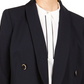 Calvin Klein Women's Double Breasted Shawl Collar Blazer Black Size 10