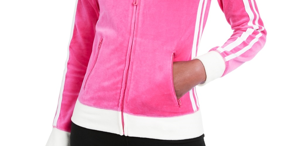 Juicy Couture Women's Heritage Logo Jacket Pink Size X-Large