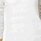 Charter Club Women's Petite Lace 3/4-Sleeve Top  White Size PM