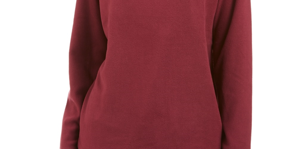 Karen Scott Women's Petite Microfleece Top Purple Size Petite X-Large