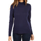 Charter Club Women's Merino Wool Turtleneck Blue Size Medium