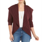 Style & Co Women's Pointelle Cardigan Purple Size Large
