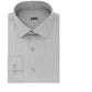 Kenneth Cole Men's Striped Collared Classic Fit Non Iron Dress Shirt Gray Size 18.5X34X35