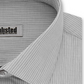 Kenneth Cole Men's Striped Collared Classic Fit Non Iron Dress Shirt Gray Size 18.5X34X35