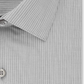 Kenneth Cole Men's Striped Collared Classic Fit Non Iron Dress Shirt Gray Size 18.5X34X35