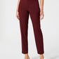 Charter Club Women's Slim Leg Ankle Pants Wine Size 10 Petite