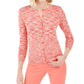 Charter Club Women's Space-Dyed Button Cardigan Pink Size Medium