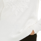 Karen Scott Women's Snowflake Applique Sweater White Size Small