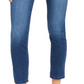 INC International Concepts Women's Curvy Skinny Ankle Jeans With Tummy Control Blue Size 4