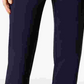 Alfred Dunner Women's Classics Allure Pull-On Slim-Leg Pants Navy Size 10