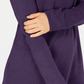 Karen Scott Women's Solid Curved-Hem TunicPurple Size X-Small