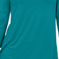 JM Collection Women's Cold-Shoulder Top Bright Blue Size Large