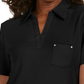 Karen Scott Women's Cotton Polo Shirt Black Size Small