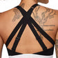 Nike Women's Impact Dri-FIT NYC Marathon Strappy High-Impact Sports Bra Charcoal Size Medium