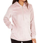 Ideology Women's Faux Fur Quarter Zip Hoodie Pink Size X-Large