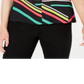 Bar III Women's Sleeveless V Neck Blouse Black Size X-Large