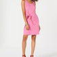 Style & Co Women's Petite Knot-Front Knit Tank Dress Pink Size -PP