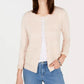 Charter Club Women's Petite Textured Cardigan Sweater Pink Size -PS