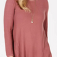 Style & Co Women's High-Low Tunic Sweater Orange Size Small