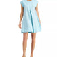 Charter Club Women's Tie-Back A-Line Dress Blue Size Large
