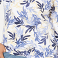 Karen Scott Women's Printed Henley Blue Size Small