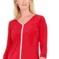 JM Collection Women's Jewel-Neck Sheath Dress Red Size Small