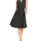 Charter Club Women's Dot Print Belted Shirtdress Black Size 6