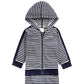 First Impressions Baby Boys 2-Pc. Striped Velour Hoodie & Pants Set Blue Size 18MOS