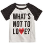 First Impressions Kid's Baby Boy's Love Print T Shirt White Size 12