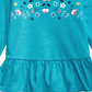 First Impressions Baby Girl's Cotton Floral-Print Peplum-Hem Tunic Blue Size 6-9MOS
