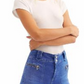 Free People Women's Layla Flare Leg Jeans Electric Blue Blue Size 25