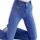 Free People Women's Layla Flare Leg Jeans Electric Blue Blue Size 25