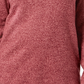 Karen Scott Women's Heather Long Sleeve Jewel Neck T Shirt Top Red Size Petite Small