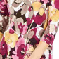 JM Collection Women's Petite Printed Jacquard Top  White Size Small