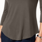 JM Collection Women's Cold Shoulder Top Blue Size Small