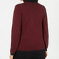 Karen Scott Women's Printed Long Sleeve Sweater Red Size X-Small