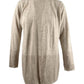 Karen Scott Women's Open Front Contrast Trim Cardigan Brown Size XX-Large